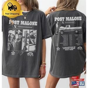 Post Malone Tour Shirt 2 Sided Shirt Classic Unisex